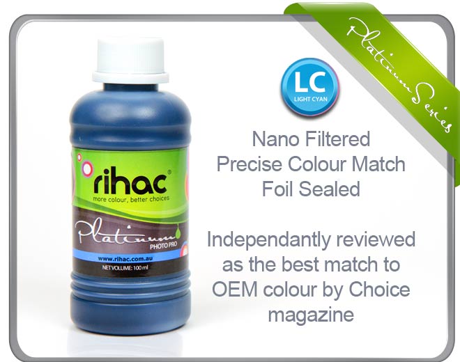 100ml HP02 Light Cyan ink